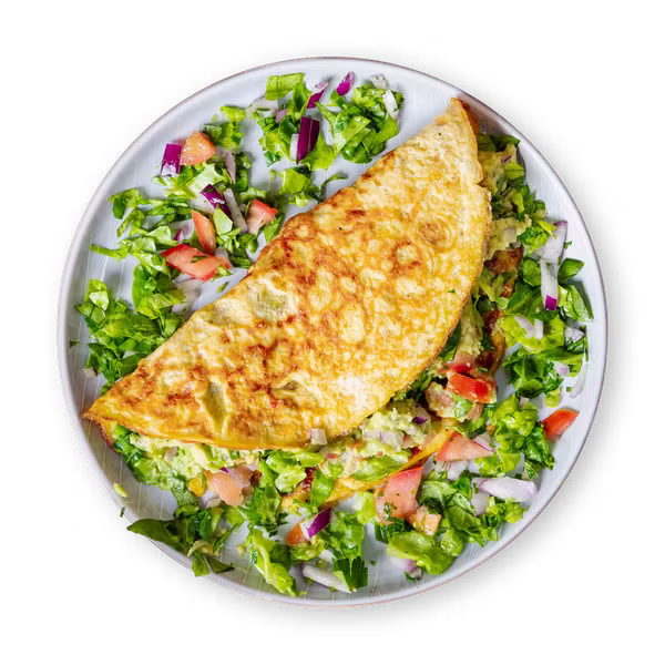 Guacamole omelette